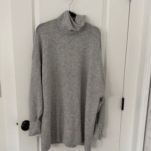 ASOS Light Gray Cowl Neck Sweater